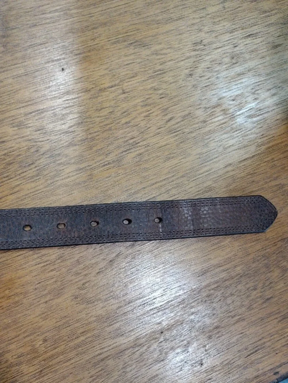 Boys Brown Leather Belt - Classic Casual Style